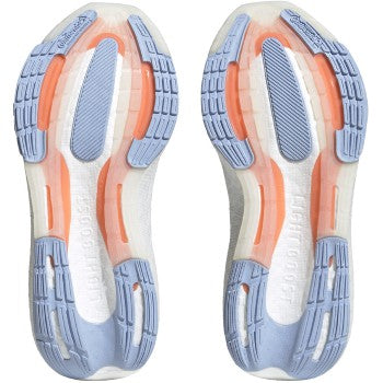 adidas Women's Ultraboost Light Running Shoes, Size 7.5, Blue/Coral