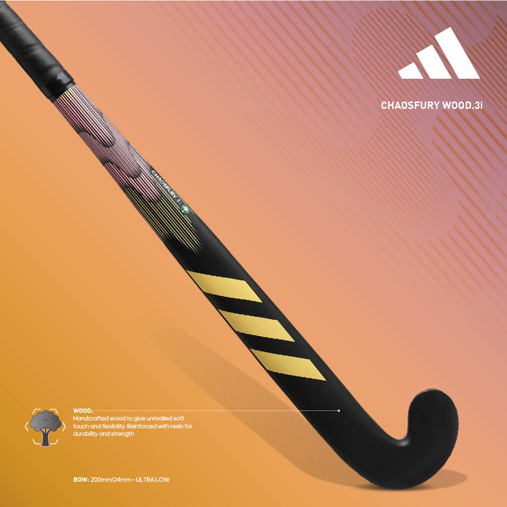 2024 adidas Chaosfury Hybraskin.1 Indoor Hockey Stick