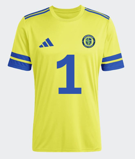 adidas Centercourt Field Hockey Goalie Jersey -  Yellow