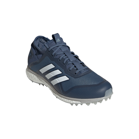 New Adidas Fabela X Boost Size 12 Field Hockey Shoes Denim Blue Pink AC8788